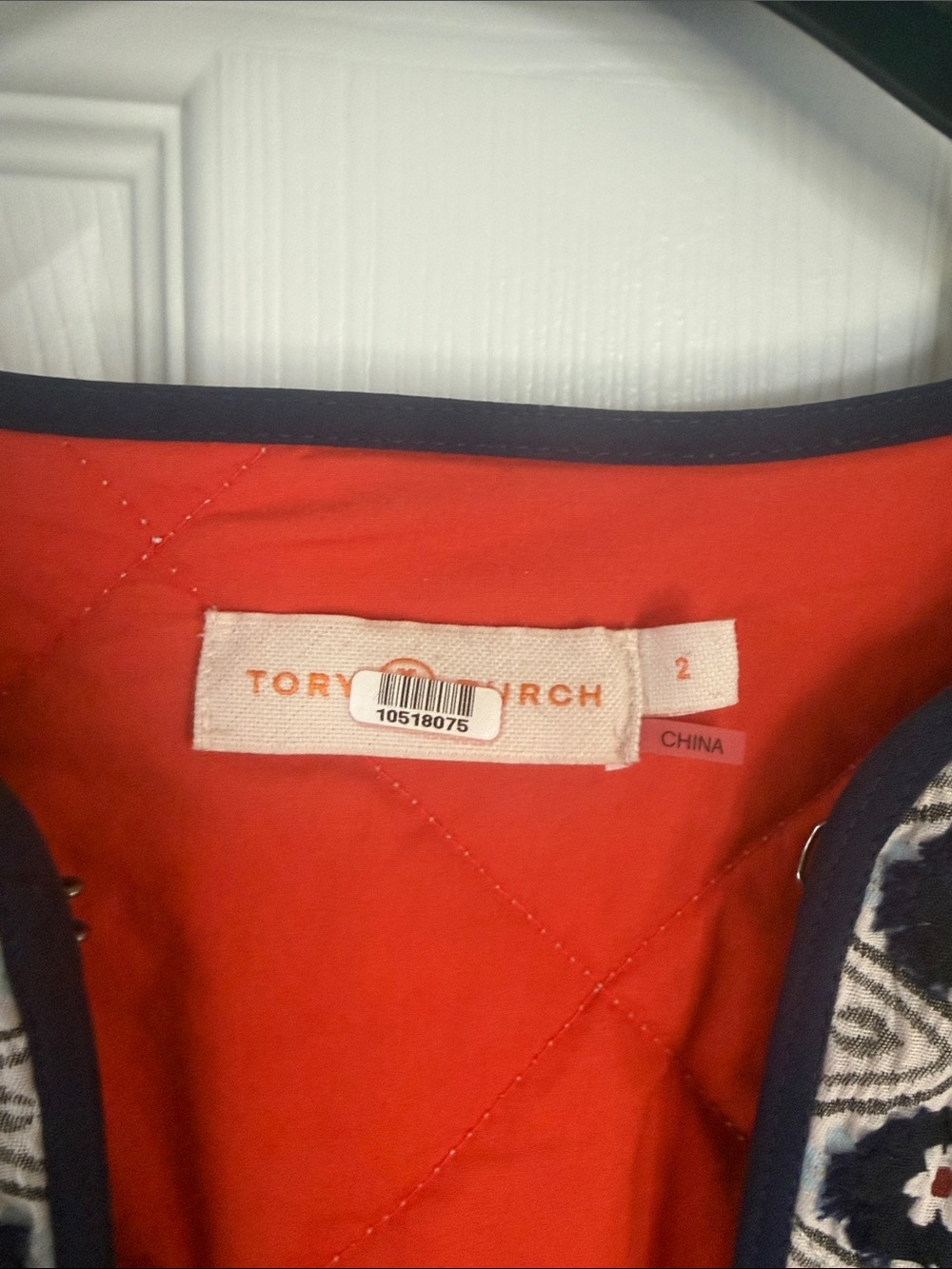 Tory Burch patterned jacket, size 2 - Picture 6 of 8